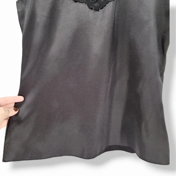 RARE VINTAGE Y2K MORBID Gothic Lace Blouse Black - Picture 6 of 14